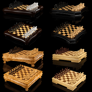 Modern Chess 3d model