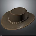 Stylish Brown Wide Brim Hat With Braided Band For Fashionable Outfits