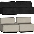 Multiplayer Sofa Antique Multiplayer Sofa 3d model