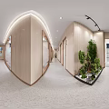 Modern Hospital Outpatient Clinic Interior With Medical Equipment Office And Natural Light