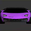Pink Sports Car With Sleek Black Accents And Aerodynamic Modern Design