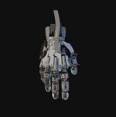 Robotic Hand Robot Mechanical Palm Science Fiction Arm Cyberpunk 3d model
