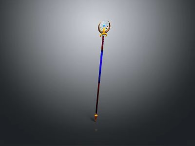Scepter Ancient Scepter Cane Ancient Scepter Magic Scepter Metal Scepter Classical Scepter Magic Scepter 3d model