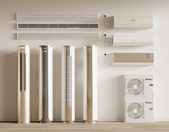 modern air conditioning 3d model