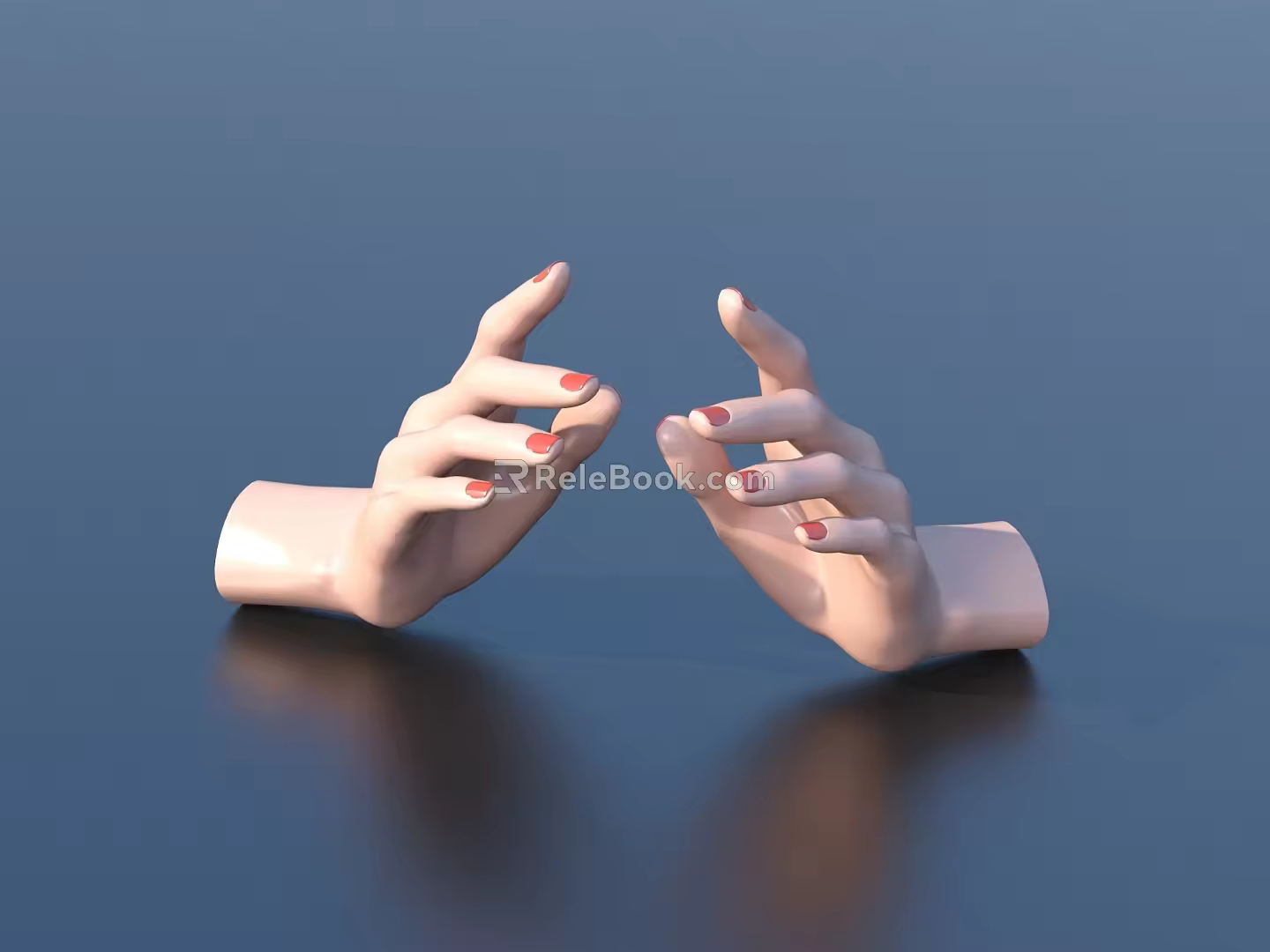 Manicure Hand Model 3d model