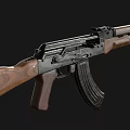 AK Rifle 3D Model 3d model