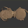 Detailed 3D Brown Ant Model Featuring Spiky Exoskeleton And Segmented Legs