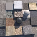 Wall Paneling Samples Featuring Various Materials and Textures for Interior Design