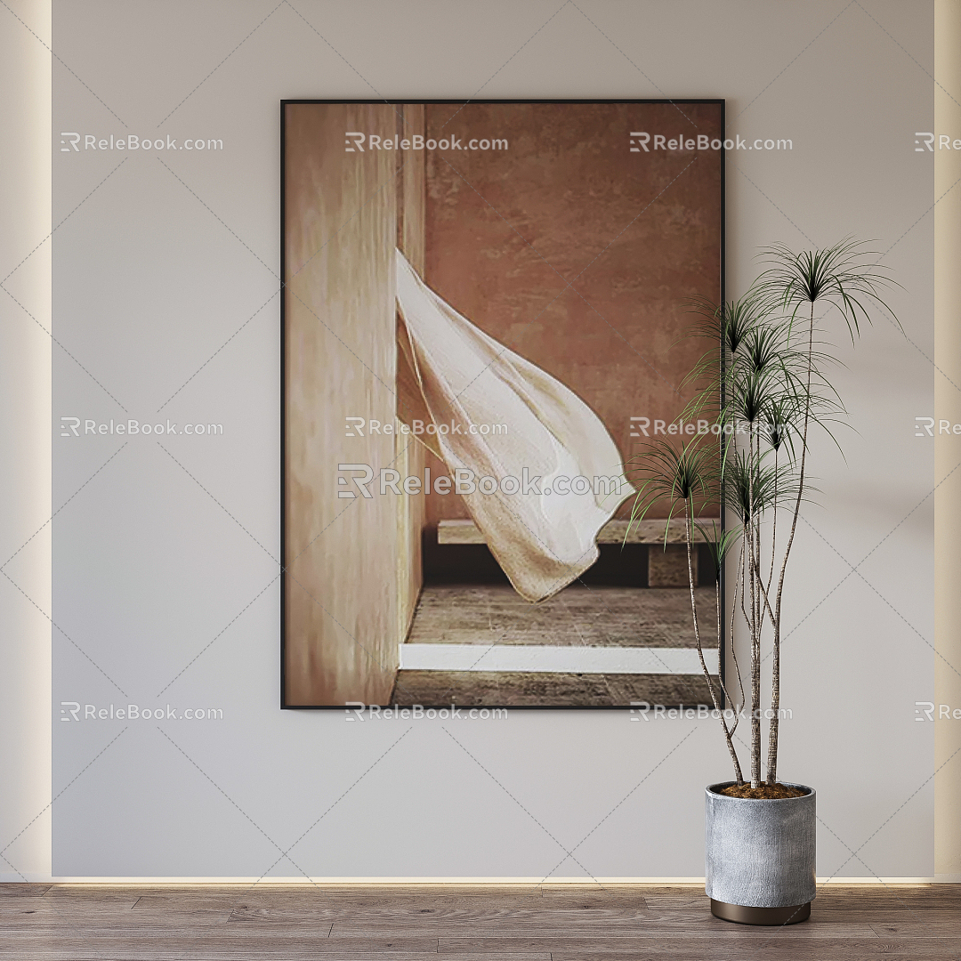 Quiet Decorative Paintings 3d model