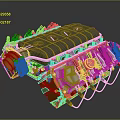 Engine Racing Engine Racing Engine Car Engine Car Engine Car Engine Vehicle 3d model