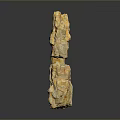 Rock Block Rock Block Rock Specimen Boulder Big Stone Block Rock Stratum Rock Stratum Rock Stratum Rock 3d model
