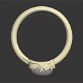 Elegant Gold Fashion Ring With Oval Gemstone And Delicate Carved Patterns For Women Accessories