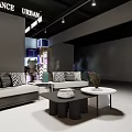 MJ Dance House Exhibition Hall With Reception Desk Sofa And Display Area