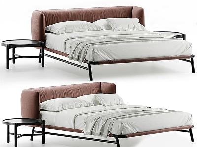 Modern Meridiani double bed model