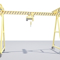 Gantry crane 3d model