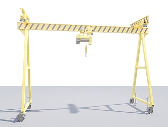 Gantry crane 3d model