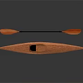 Lightweight Handcrafted Wooden Kayak And Paddle For Outdoor Water Activities