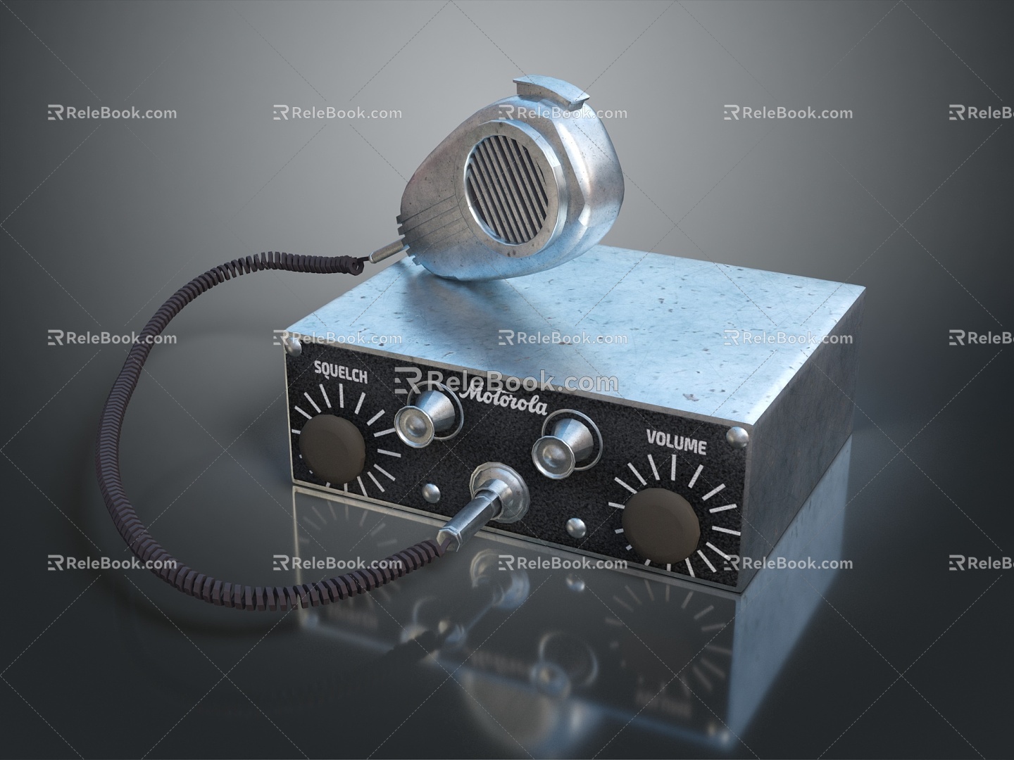 Radio Telephony Military Radio Military Walkie-talkie Military Telephone Military Radio Radio Communication 3d model