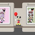 Cartoon Painting Cartoon Decorative Painting Mickey Painting 3d model