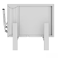 Climate Brand Air Conditioner Outdoor Unit With Fan Copper Pipes And Bracket Mounted