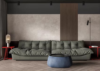 Modern Sofa Coffee Table Combination Multiplayer Sofa Coffee Table Combination 3d model