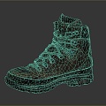 Modern Boots Mountaineering Shoes 3d model