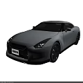 White Sports Car With Sleek Aerodynamic Design And Modern 3D Model Styling
