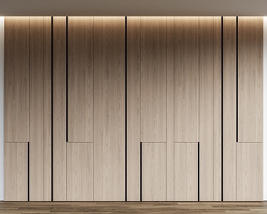 Wood veneer wall panel modeling wall panel modeling wall panel 3d model