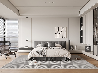 Modern Bedroom 3d model