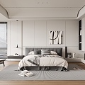 Modern Bedroom 3d model