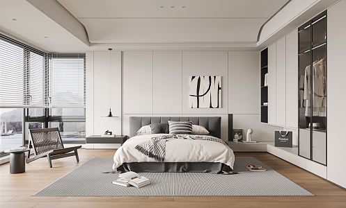 Modern Bedroom 3d model