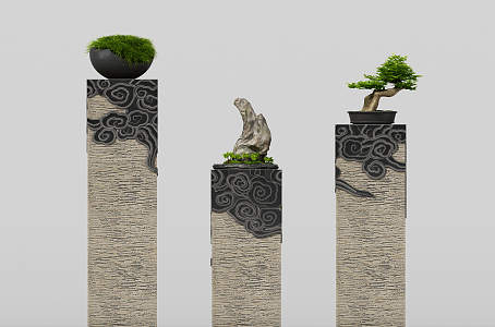 New Chinese Pillar 3d model