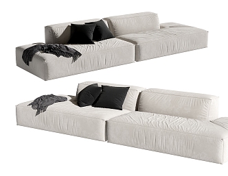 Modern Multiplayer Sofa 3d model