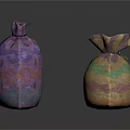 Colorful Patterned Drawstring Storage Bags For Home Organization And Decor