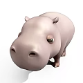 Cute Pink Reptile Character With Big Eyes And Adorable Appearance