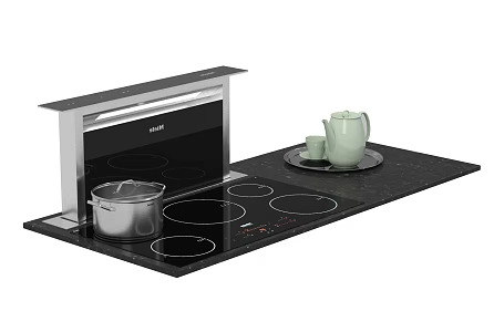 Modern Stove Integrated Stove 3d model
