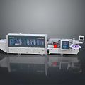 Advanced Industrial Automated Production Machine With Control Panel Digital Display And Transparent Windows