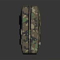 Camouflage Tactical Bag With Red Cross Symbol For Emergency Use