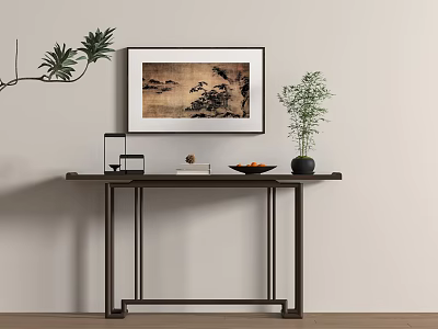 New Chinese-style Duanjing Strip Case 3d model