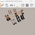 Women's Elegant Shoes Collection Featuring Various Styles High Heels Sandals And Colors