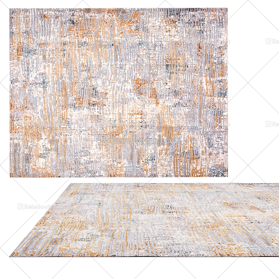 Nordic Simple Carpet 3d model