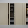 Modern Wardrobe Designs In Various Colors With Storage Compartments And Hanging Areas