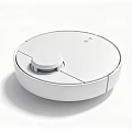 White Smart Robot Vacuum Cleaner With Round Design For Efficient Home Cleaning
