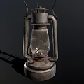 Industrial LOFT Kerosene Lamp 3d model