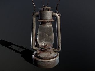 Industrial LOFT Kerosene Lamp 3d model