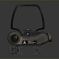 Phoenix Tactical Weapon Scope With Optical Lens And Grip Handle 3d model