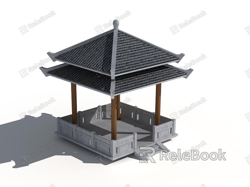 Double-layer pavilion model