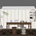 Study Desk 3d model