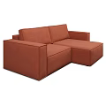 Teal Modern Upholstered Sectional Sofa With Spacious Seating For Multiple People 3d model