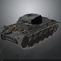 Military Tank Design With Number 24 Tracks Cannon And Metal Exterior